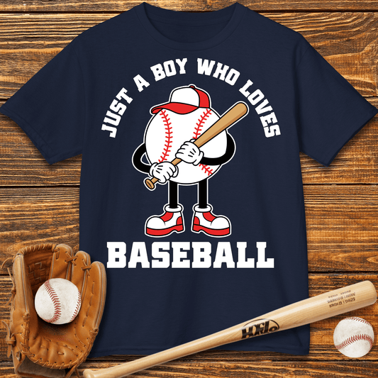 Boy Who Loves Baseball Kids T-Shirt - HomeRun PrintsKids clothes