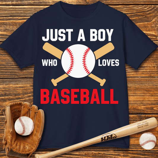 Boy Who Loves Baseball Kids T-Shirt - HomeRun PrintsKids clothes