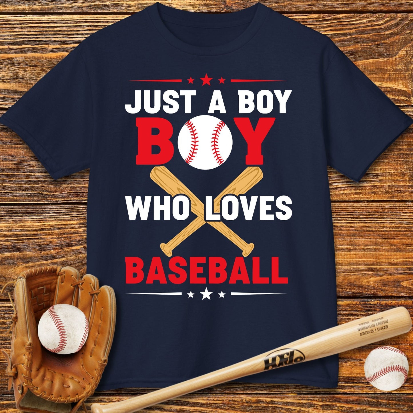 Boy Who Loves Baseball Kids T-Shirt - HomeRun PrintsKids clothes