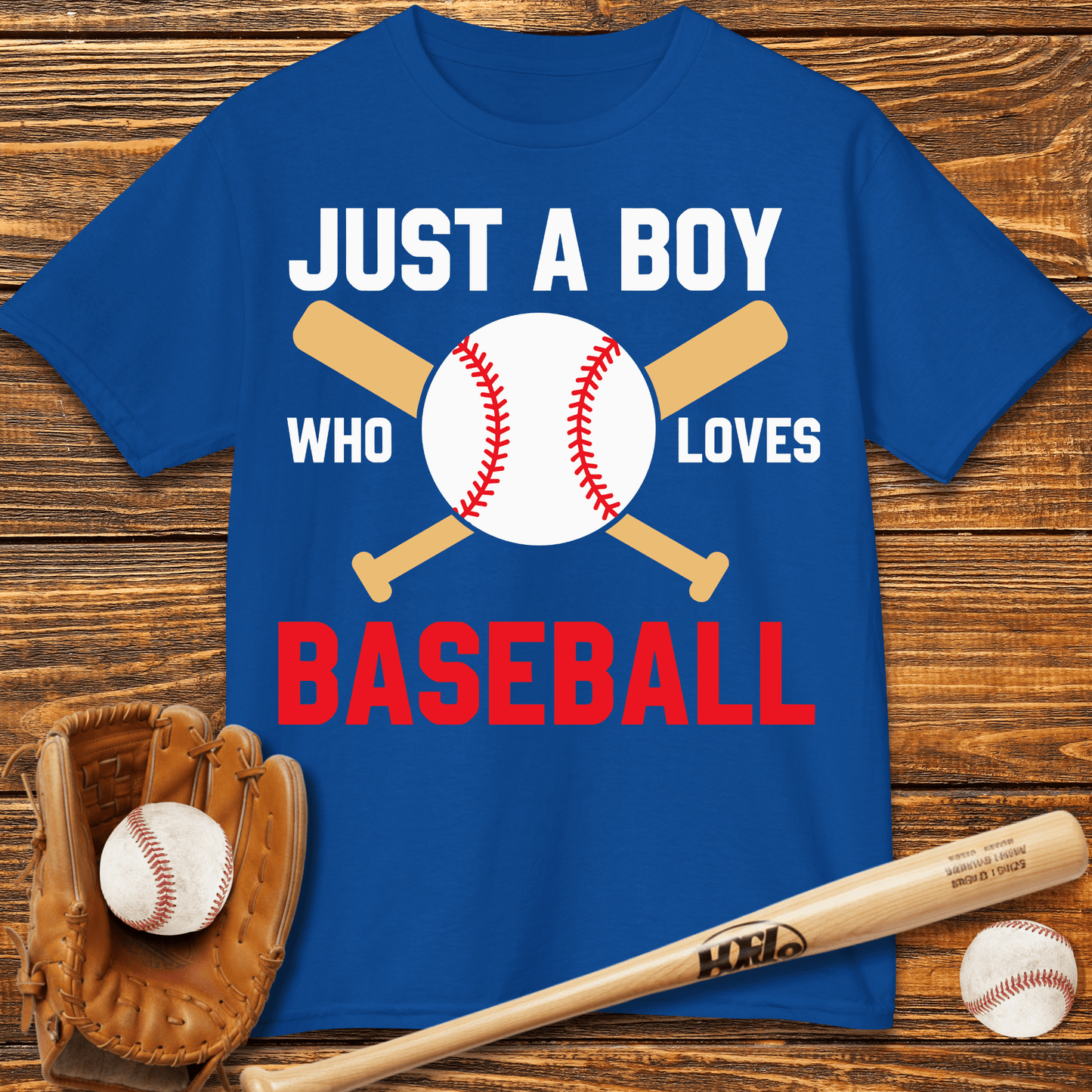 Boy Who Loves Baseball Kids T-Shirt - HomeRun PrintsKids clothes