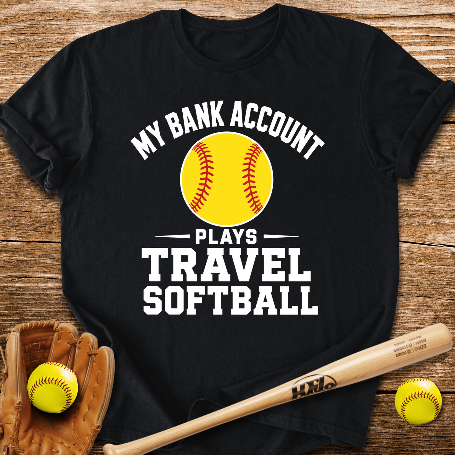 Broke From Travel Softball T-Shirt - HomeRun PrintsT-Shirt