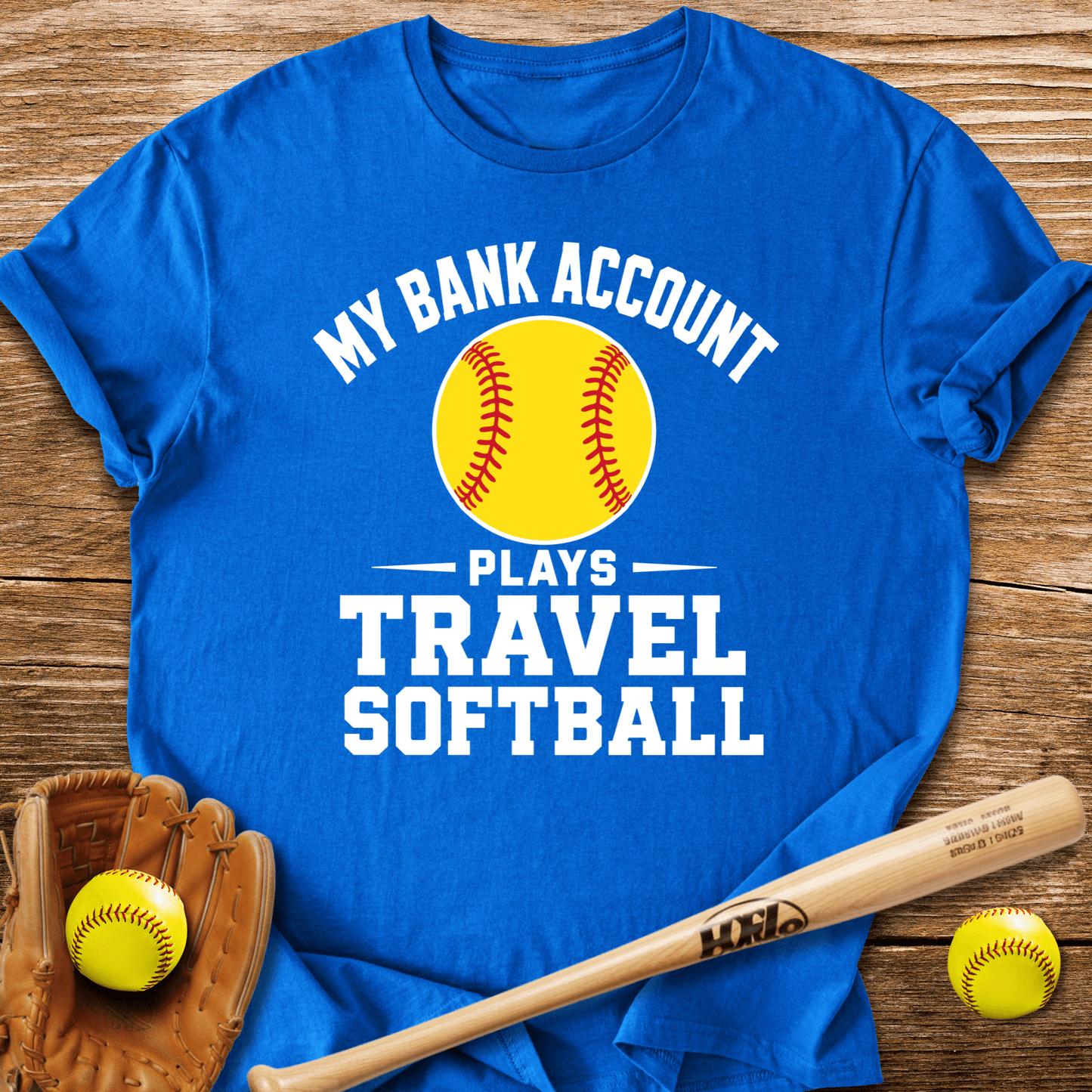 Broke From Travel Softball T-Shirt - HomeRun PrintsT-Shirt