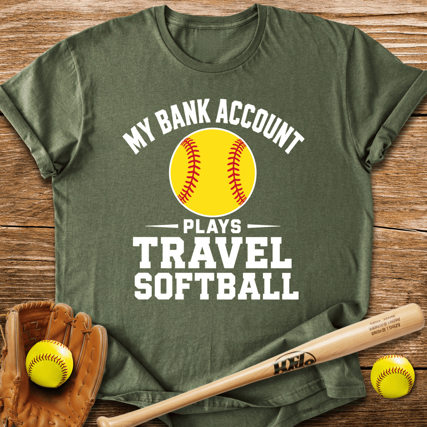 Broke From Travel Softball T-Shirt - HomeRun PrintsT-Shirt