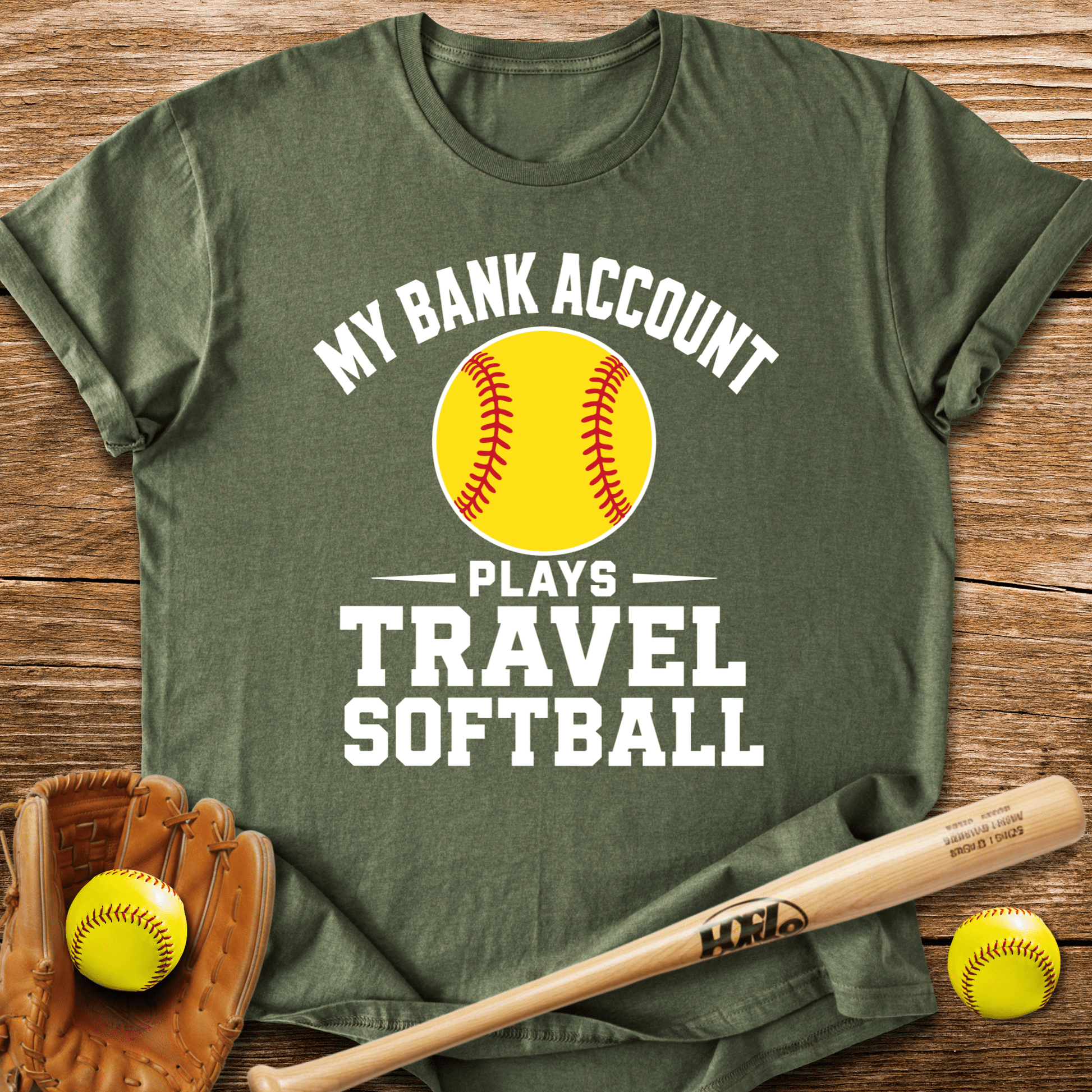 Broke From Travel Softball T-Shirt - HomeRun PrintsT-Shirt