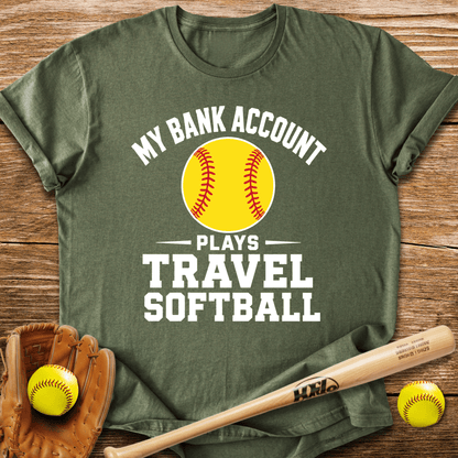Broke From Travel Softball T-Shirt - HomeRun PrintsT-Shirt