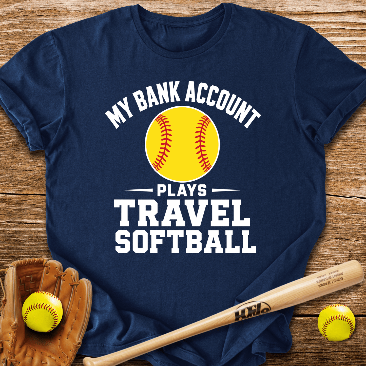 Broke From Travel Softball T-Shirt - HomeRun PrintsT-Shirt