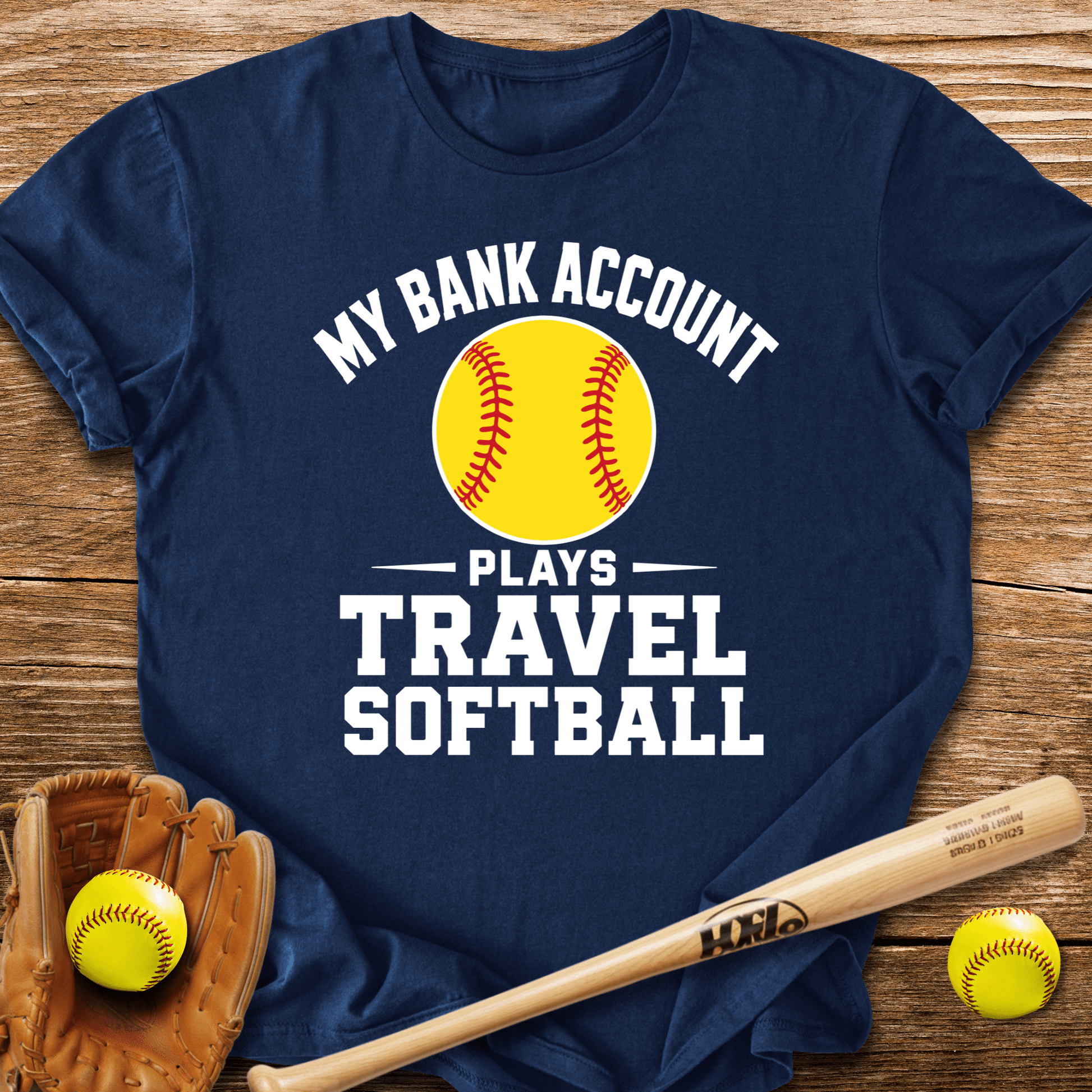 Broke From Travel Softball T-Shirt - HomeRun PrintsT-Shirt