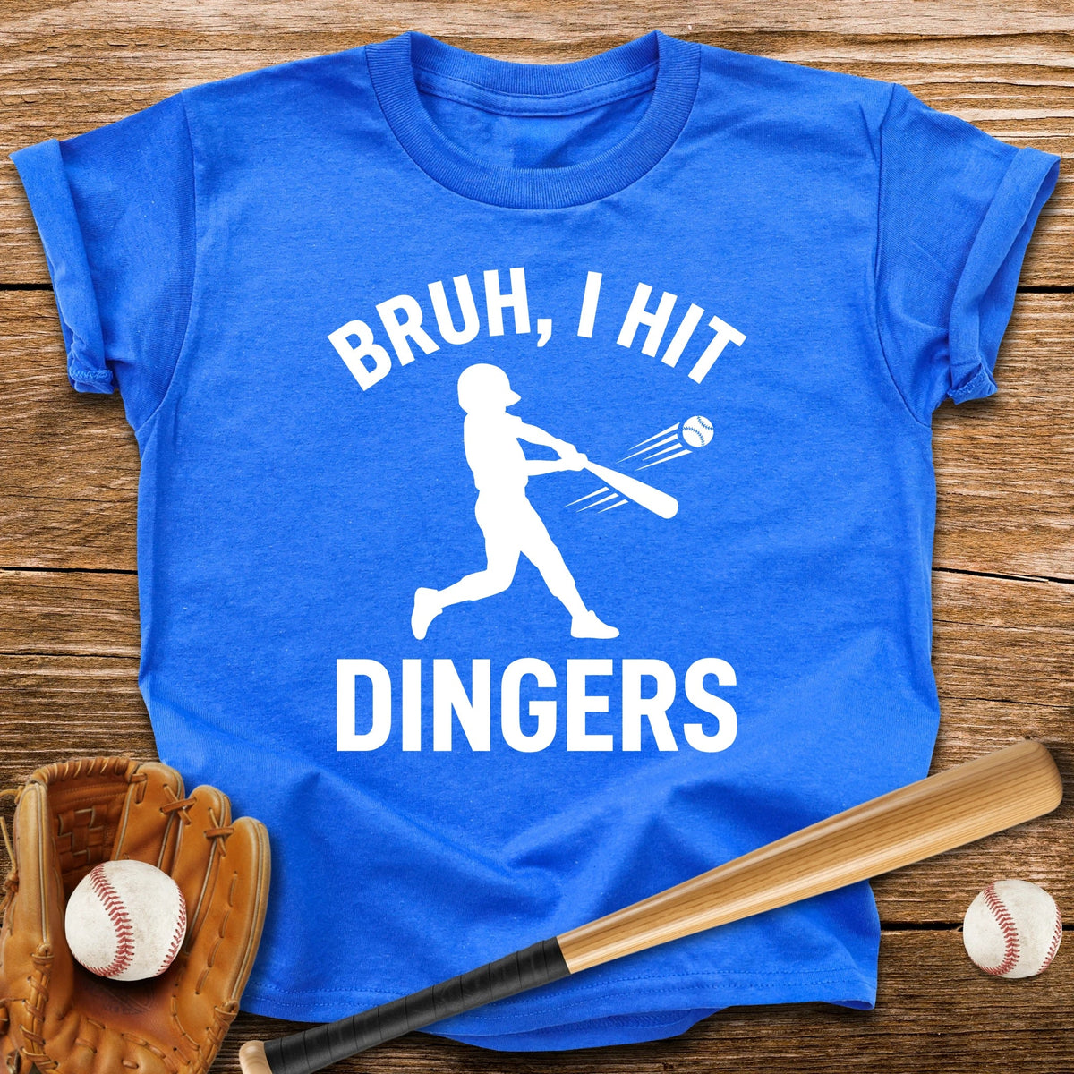 Bruh I Hit Dingers Youth Tee - HomeRun PrintsKids clothes