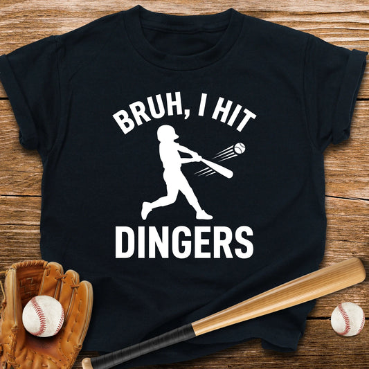 Bruh I Hit Dingers Youth Tee - HomeRun PrintsKids clothes
