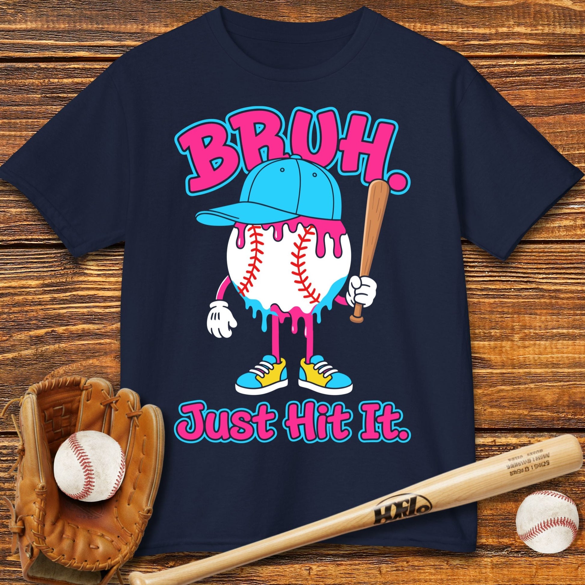 Bruh Just Hit It Drip Kids T-shirt - HomeRun PrintsKids clothes