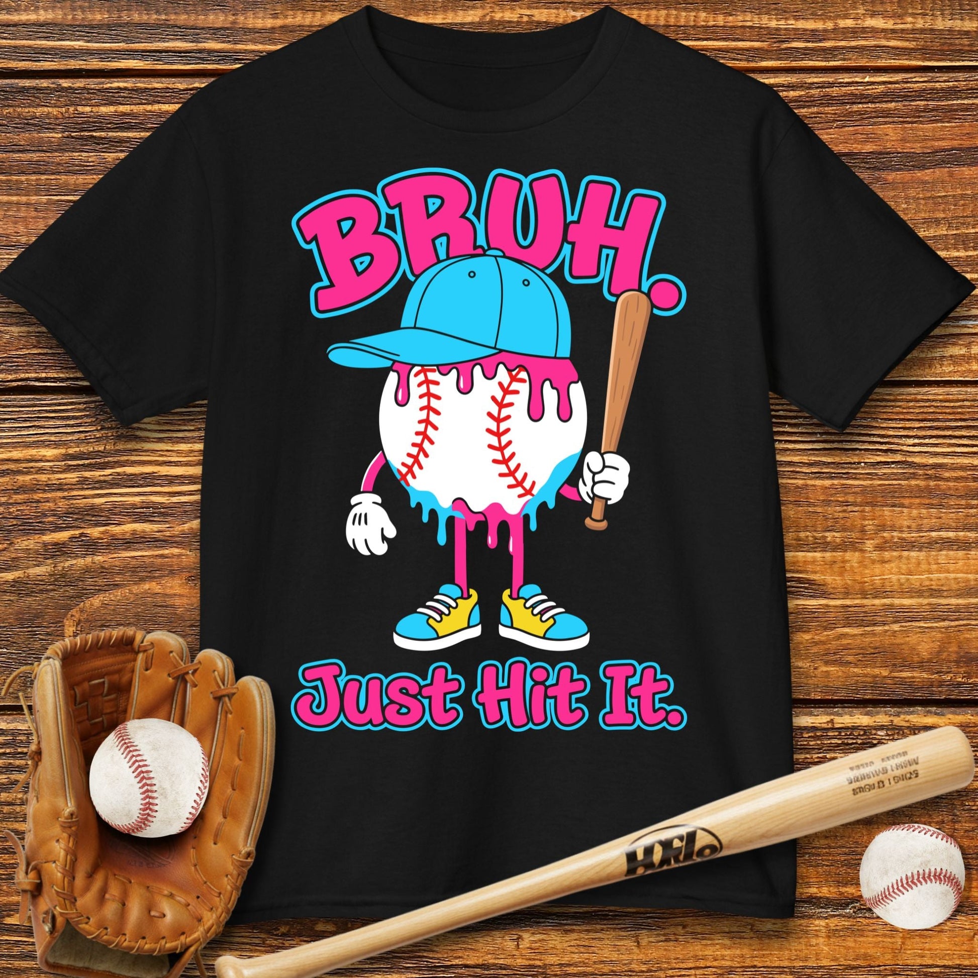 Bruh Just Hit It Drip Kids T-shirt - HomeRun PrintsKids clothes