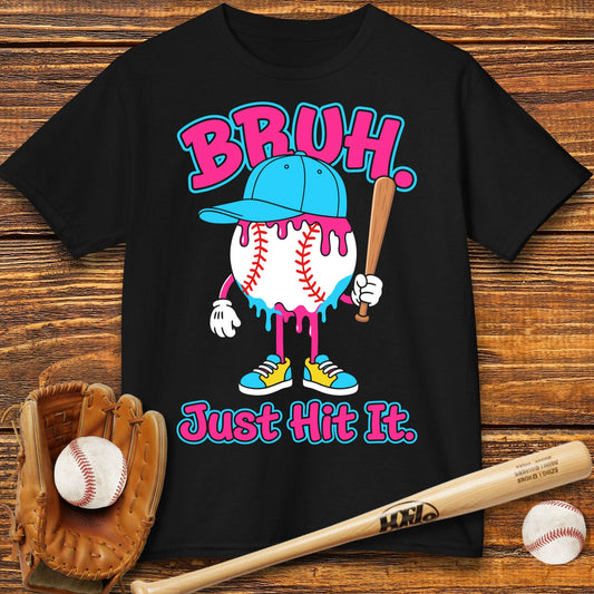 Bruh Just Hit It Drip Kids T-shirt - HomeRun PrintsKids clothes