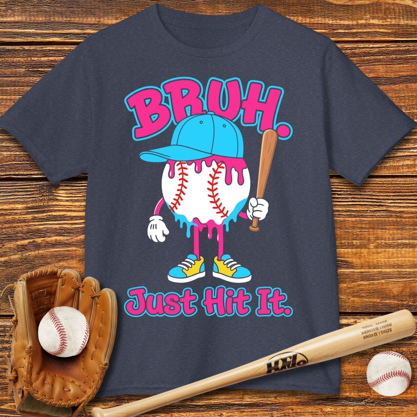 Bruh Just Hit It Drip Kids T-shirt - HomeRun PrintsKids clothes