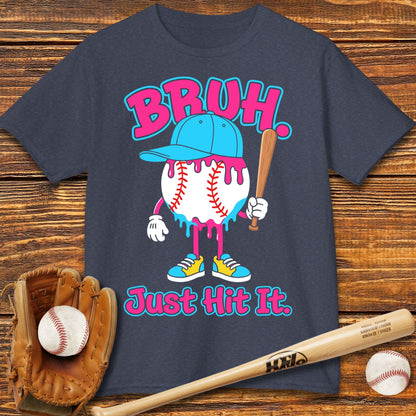 Bruh Just Hit It Drip Kids T-shirt - HomeRun PrintsKids clothes