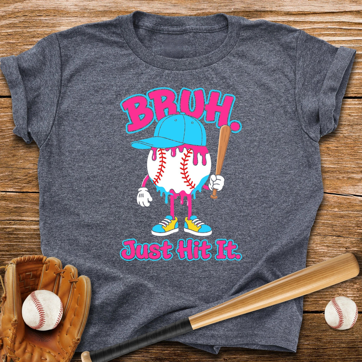 Bruh Just Hit It Drip Youth Tee - HomeRun PrintsKids clothes