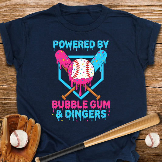 Bubble Gum And Dingers Youth Tee - HomeRun PrintsKids clothes