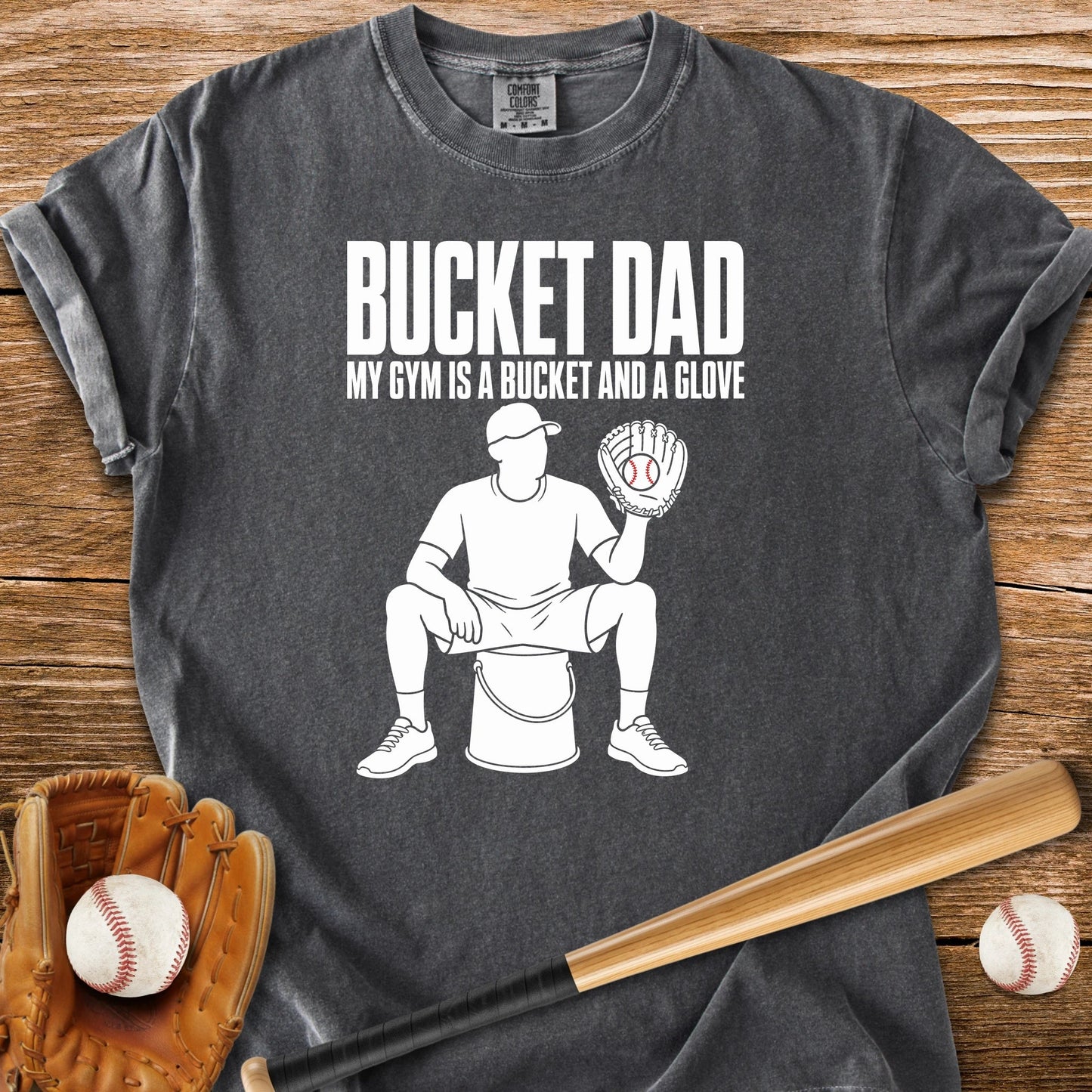 Bucket Dad - HomeRun PrintsComfort Colors