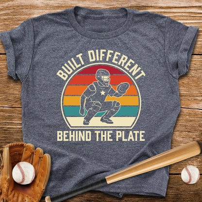 Built Different Catcher Youth Tee - HomeRun PrintsKids clothes