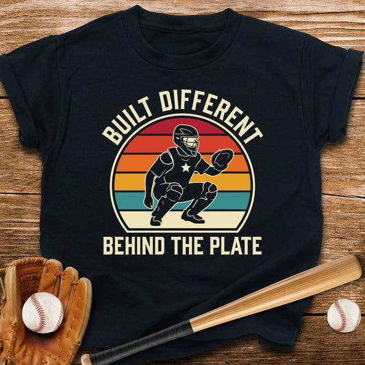 Built Different Catcher Youth Tee - HomeRun PrintsKids clothes