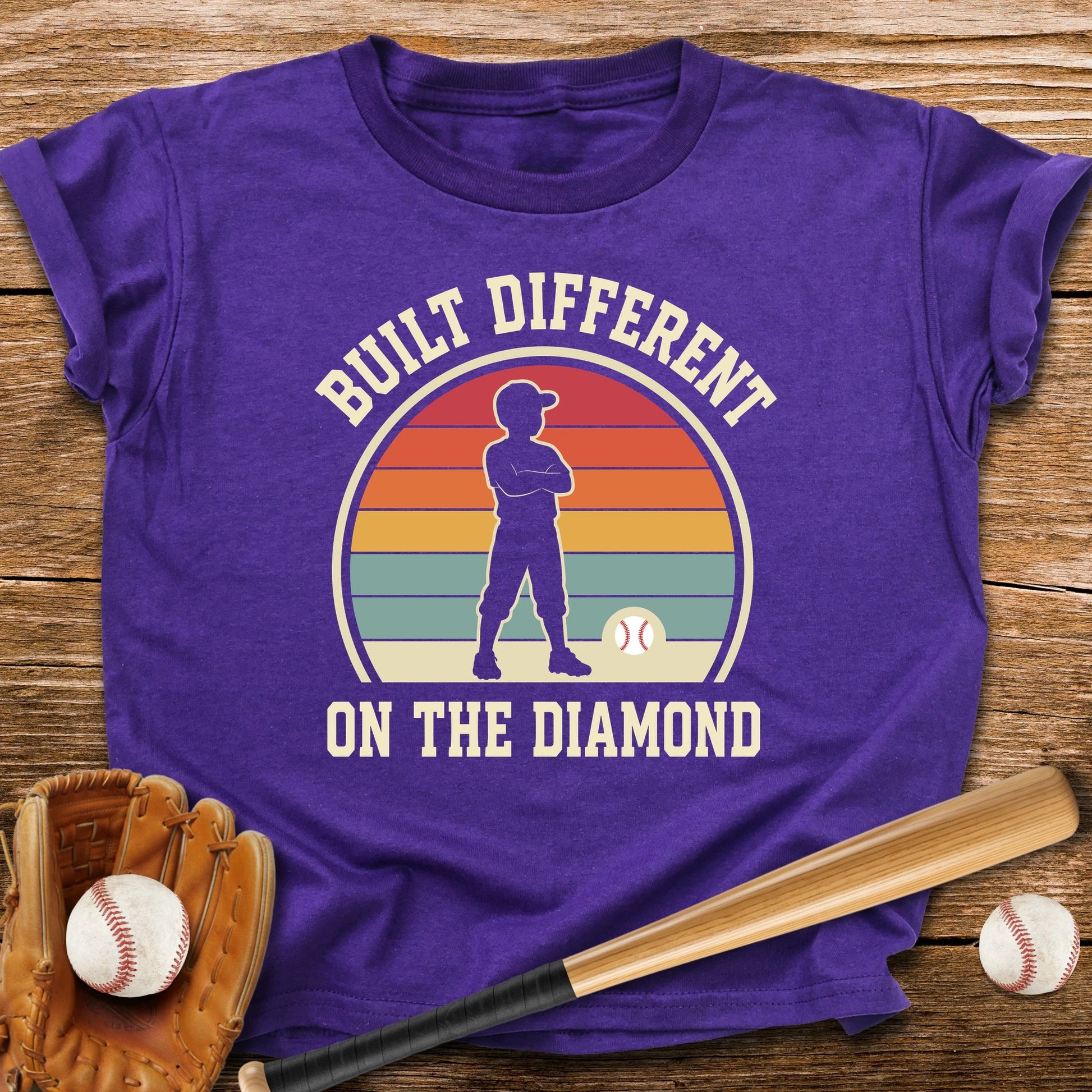 Built Different On The Diamond Youth Tee - HomeRun PrintsKids clothes