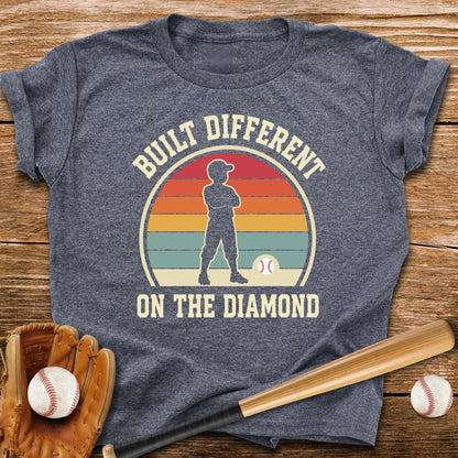 Built Different On The Diamond Youth Tee - HomeRun PrintsKids clothes