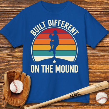 Built Different Pitcher Kids T-shirt - HomeRun PrintsKids clothes
