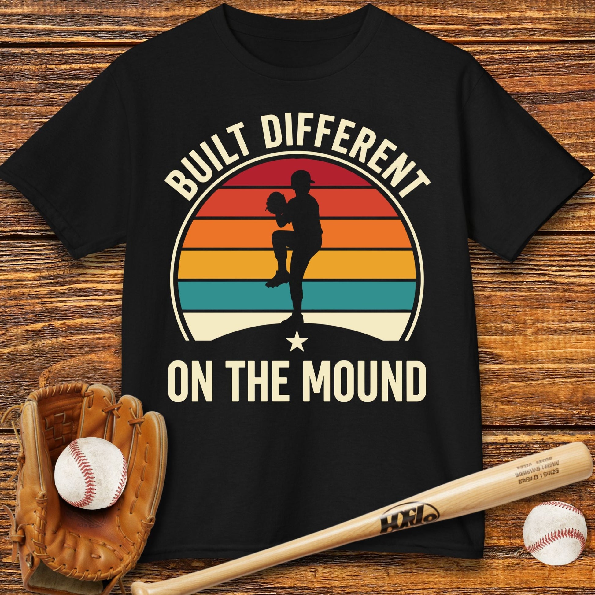 Built Different Pitcher Kids T-shirt - HomeRun PrintsKids clothes