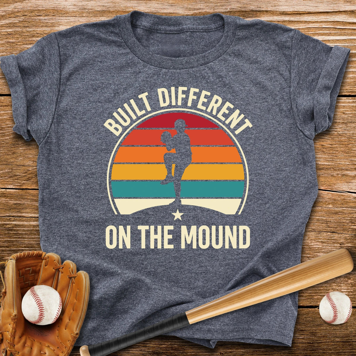 Built Different Pitcher Youth Tee - HomeRun PrintsKids clothes
