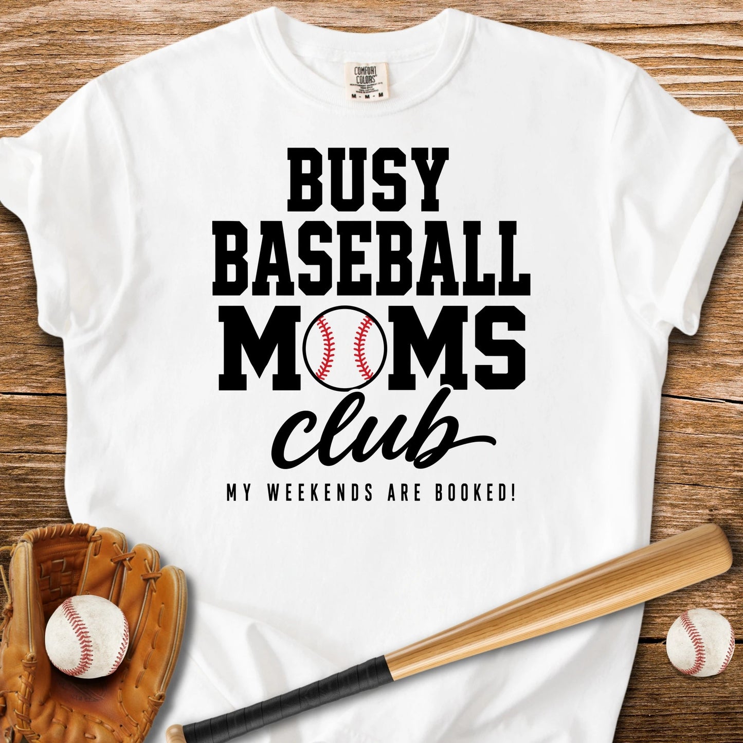 Busy Baseball Moms - HomeRun PrintsComfort Colors