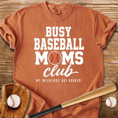 Busy Baseball Moms Club - HomeRun PrintsComfort Colors