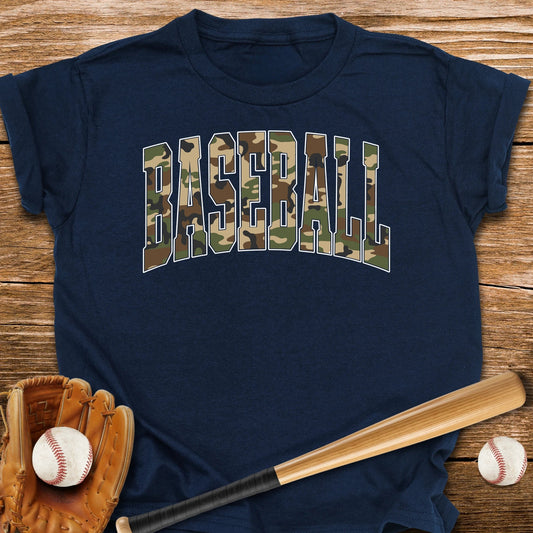 Camo Baseball Youth Tee - HomeRun PrintsKids clothes