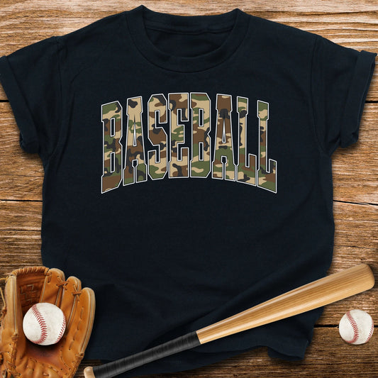 Camo Baseball Youth Tee - HomeRun PrintsKids clothes
