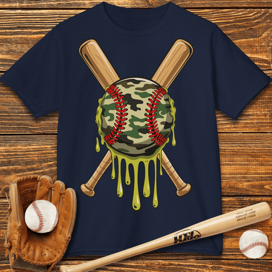 Camo Drip Kids T-Shirt - HomeRun PrintsKids clothes