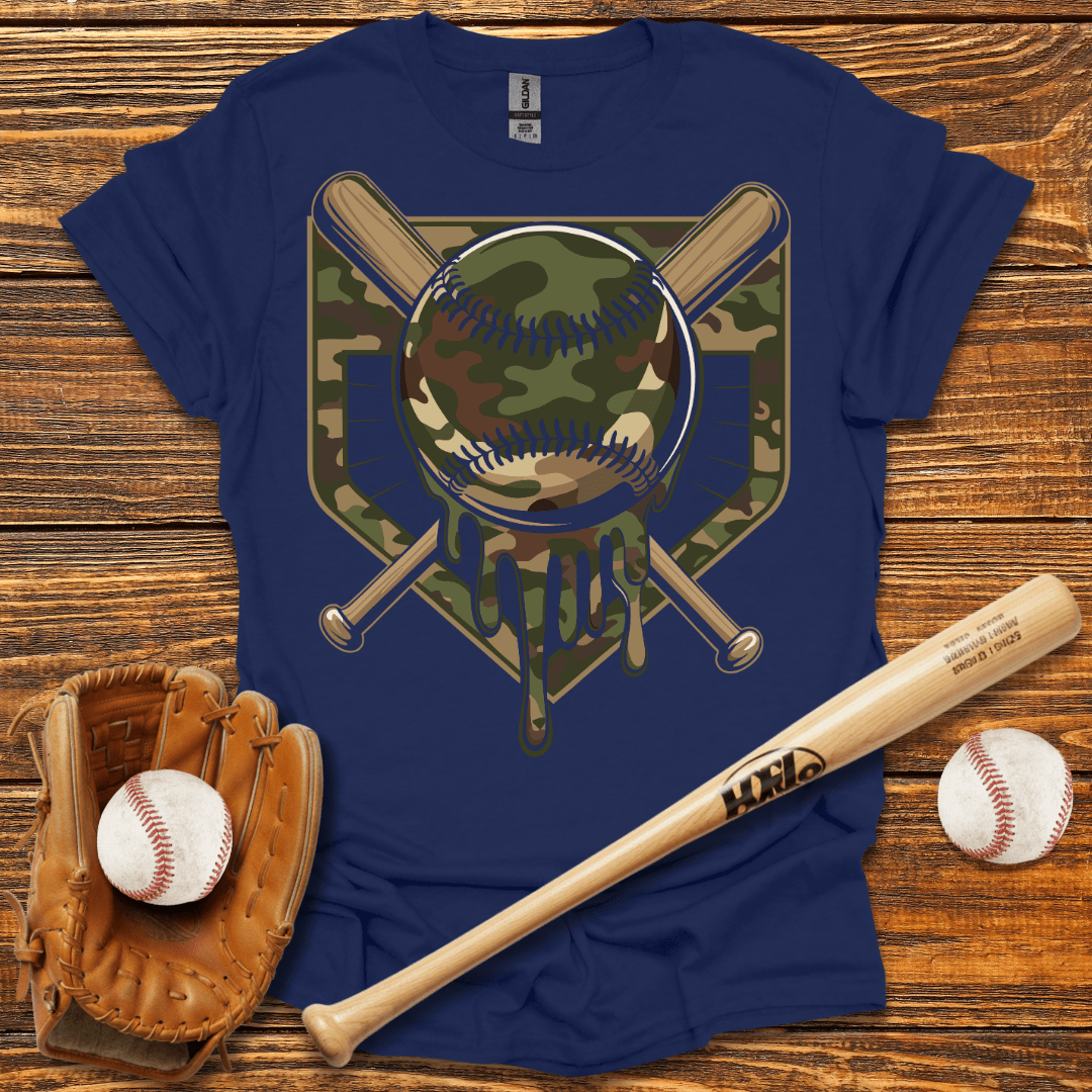 Camo Drip T-Shirt - HomeRun PrintsT-Shirt