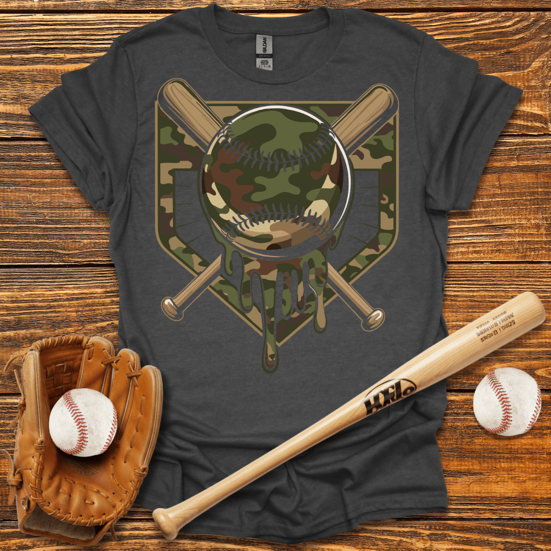 Camo Drip T-Shirt - HomeRun PrintsT-Shirt