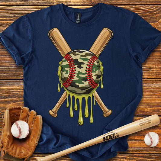 Camo Drip T-Shirt - HomeRun PrintsT-Shirt