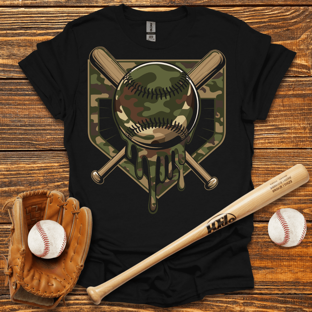 Camo Drip T-Shirt - HomeRun PrintsT-Shirt
