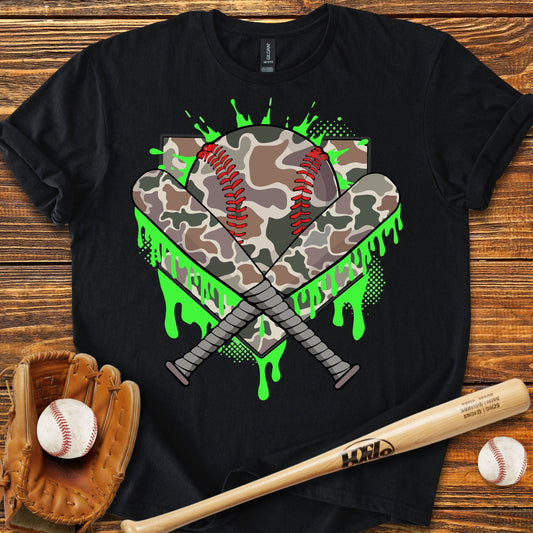Camo Drip T-shirt - HomeRun PrintsT-Shirt