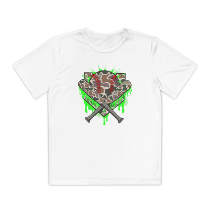Camo Drip Youth Athletic Tee - HomeRun PrintsKids clothes