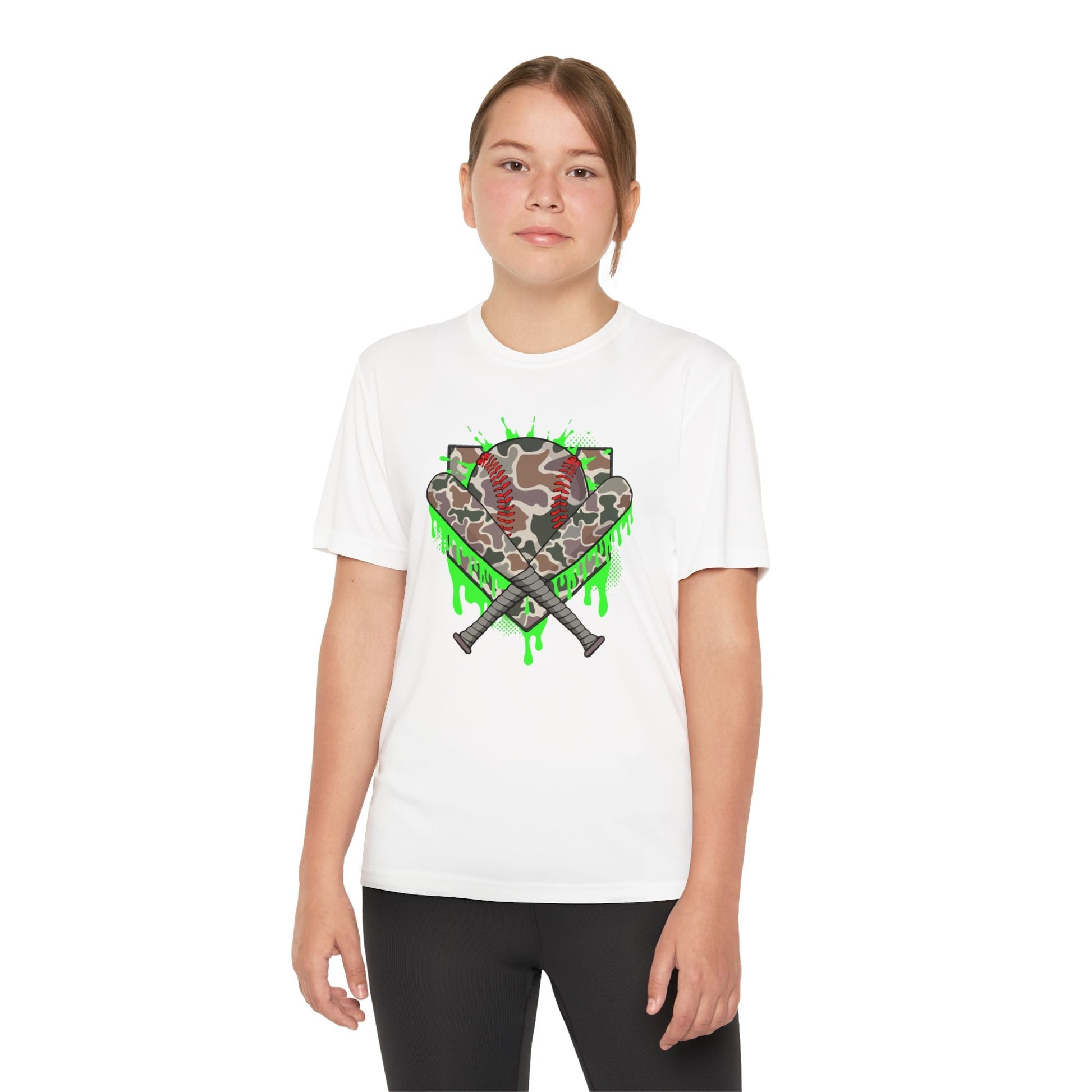 Camo Drip Youth Athletic Tee - HomeRun PrintsKids clothes