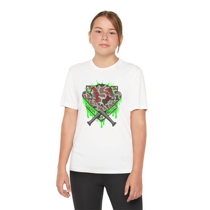Camo Drip Youth Athletic Tee - HomeRun PrintsKids clothes