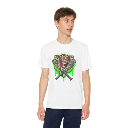 Camo Drip Youth Athletic Tee - HomeRun PrintsKids clothes