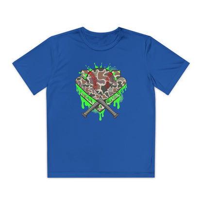 Camo Drip Youth Athletic Tee - HomeRun PrintsKids clothes