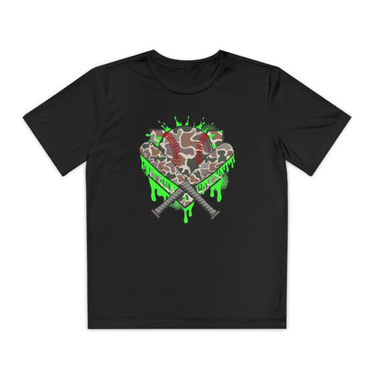 Camo Drip Youth Athletic Tee - HomeRun PrintsKids clothes