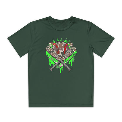 Camo Drip Youth Athletic Tee - HomeRun PrintsKids clothes