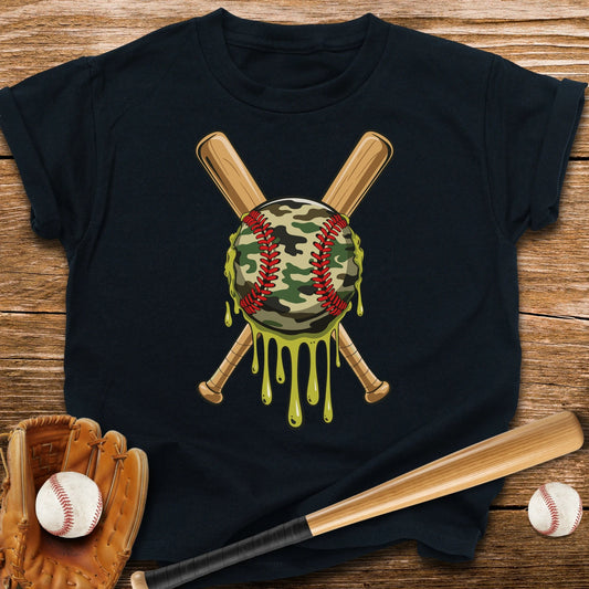 Camo Drip Youth Tee - HomeRun PrintsKids clothes