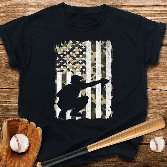 Camouflage Catcher Youth Tee - HomeRun PrintsKids clothes