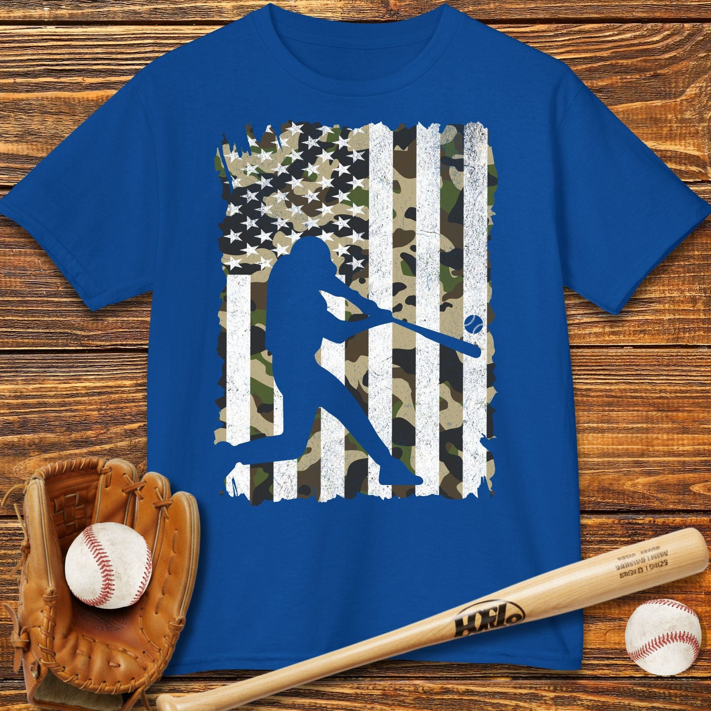 Camouflage Patriotic Kids T-Shirt - HomeRun PrintsKids clothes