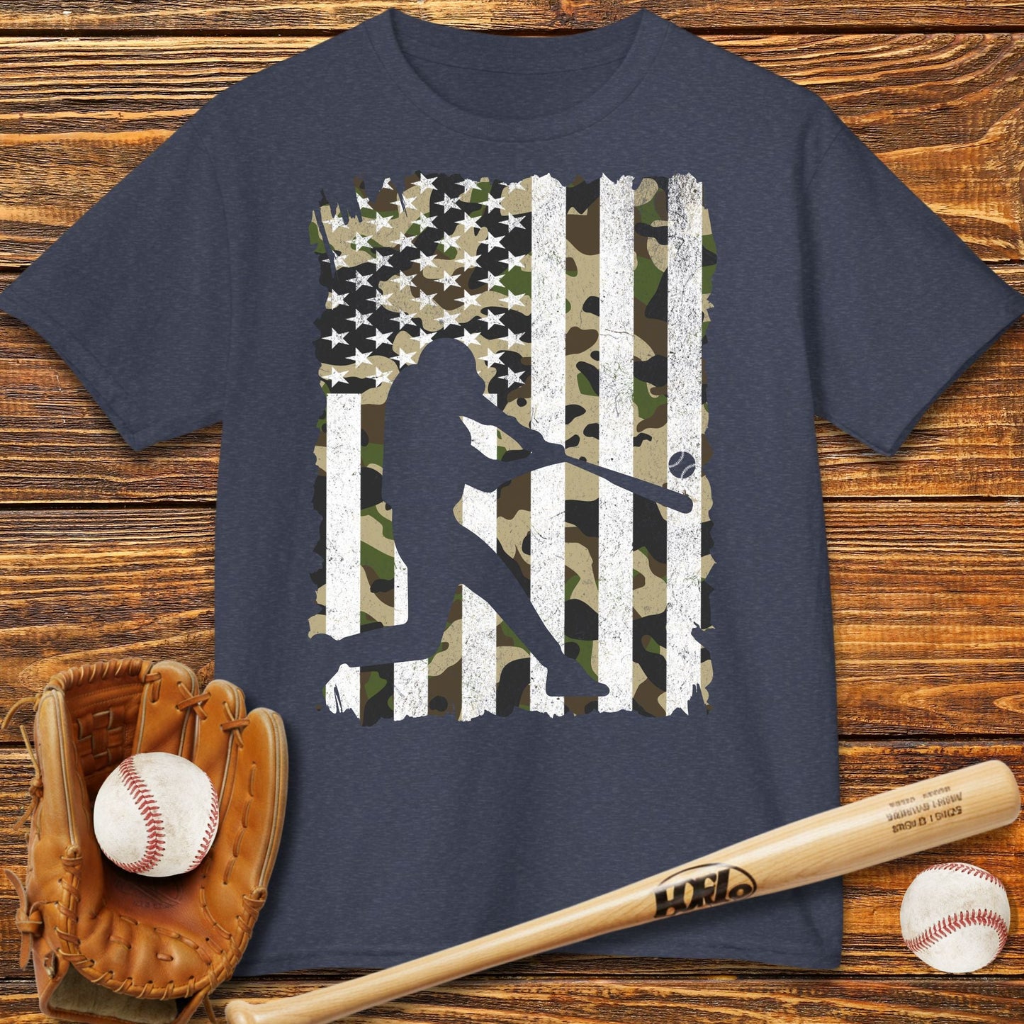 Camouflage Patriotic Kids T-Shirt - HomeRun PrintsKids clothes