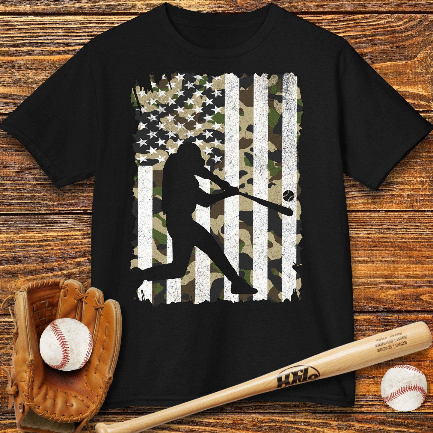 Camouflage Patriotic Kids T-Shirt - HomeRun PrintsKids clothes